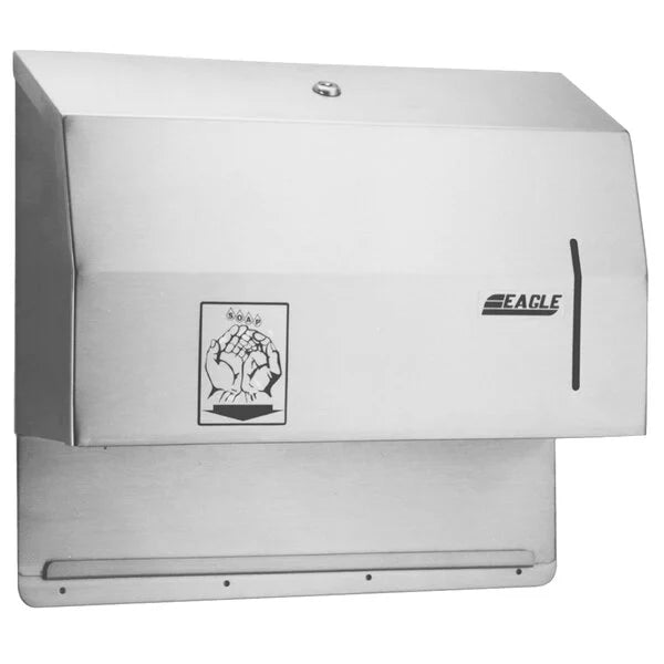Eagle Group DP-10 - Conjunto de dispensador de toallas de papel y dispensador de jabón