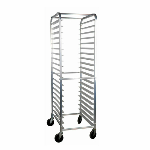 Omcan USA 28351 20-Pan Full-Size Mobile Aluminum Pan Rack