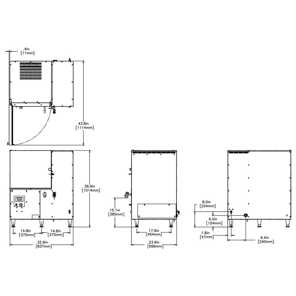 BUNN LCR-3 Refrigerated Liquid Coffee Dispenser – 3 Phase