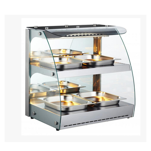 Omcan USA 43121 3.53 Cu. Ft. Countertop Heated Display Case
