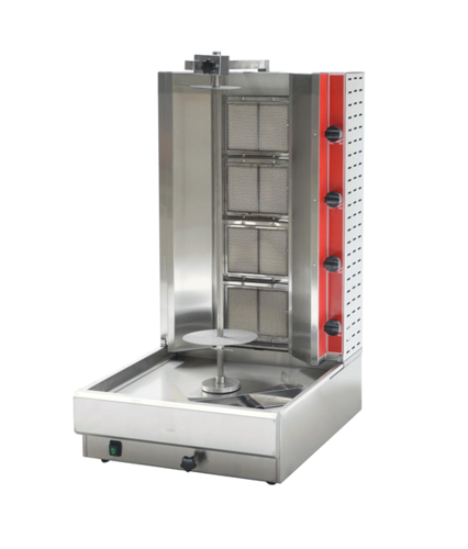 Omcan USA 47497 4-Burner Natural Gas Doner Kebab Machine