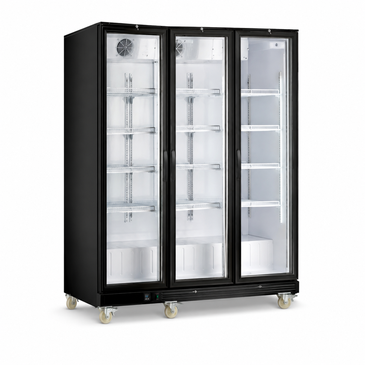 Omcan USA 48385 53 Cu. Ft. Three-Door Refrigerated Merchandiser