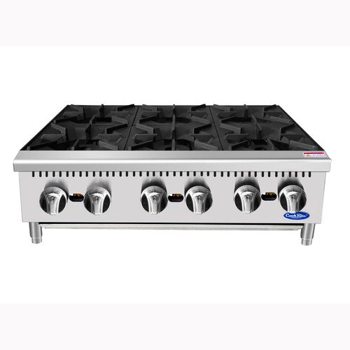 Atosa USA ACHP‐6 6 Burner Hotplate, Countertop, Gas
