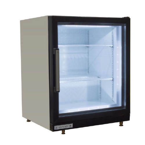 Beverage Air CF3HC-1-W 2.9 Cu. Ft. Countertop Glass Door Display Freezer