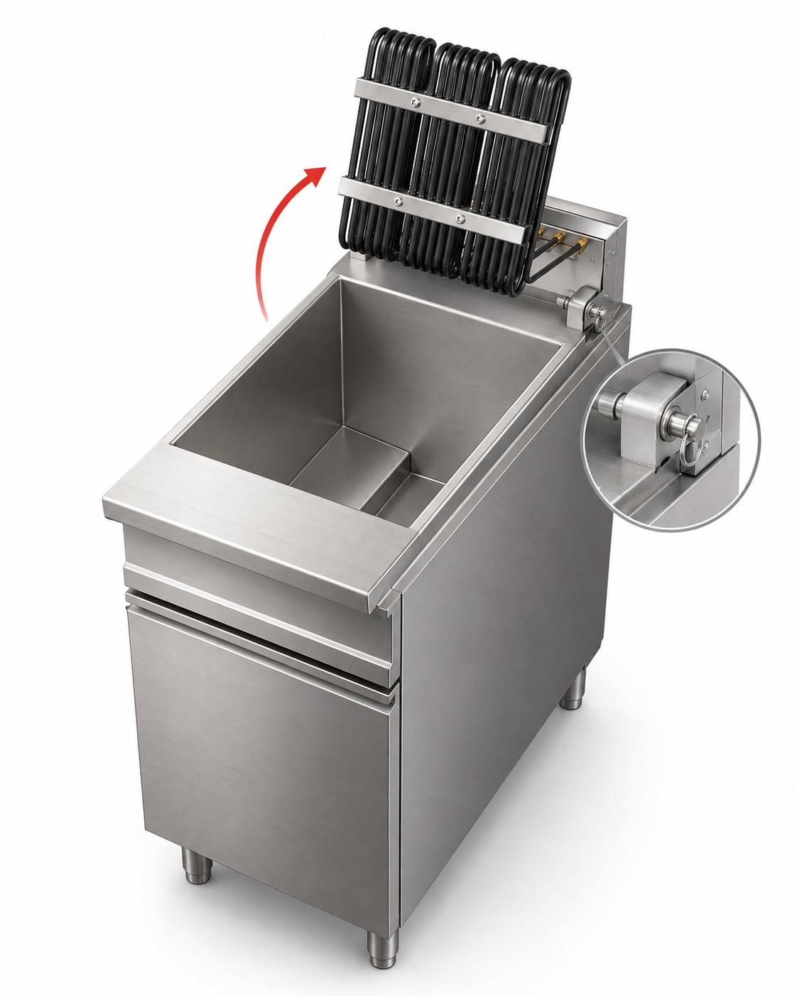 Empero 50 lb and 80 lb Commercial Electric Fryers – 208V, 3 Phase (EMP.PLS.7FE020-USA / EMP.PLS.7FE030-USA)