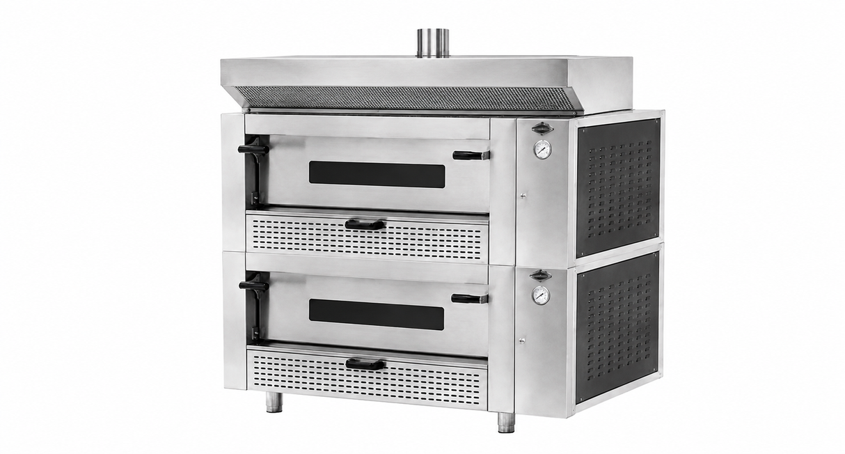 Empero Gas Pizza Oven – Single-Deck or Double-Deck Options