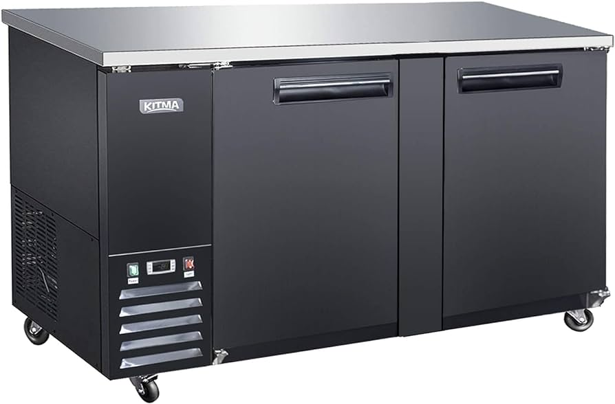 KITMA FCB 69 21.5 Cu. Ft. Two-Door Commercial Back Bar Cooler