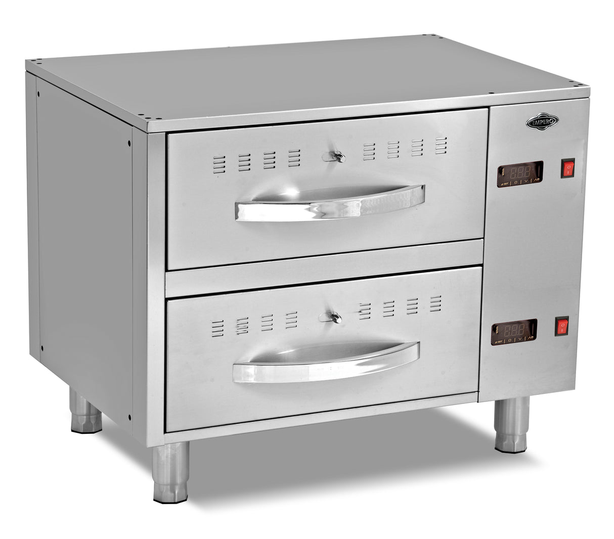 Empero Commercial Heated Drawer Unit – One, Two or Three-Drawer Options