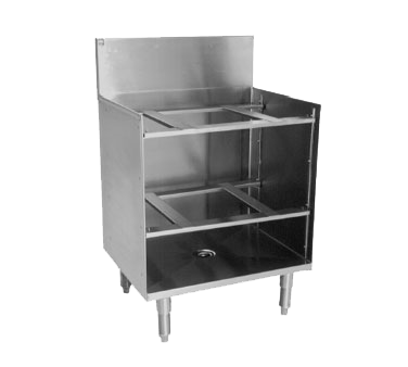 Eagle Group - Model GR18-24 Underbar Glass Rack Storage Unit Width 18 Inch Open Top Stainless Steel with Adjustable Shelves