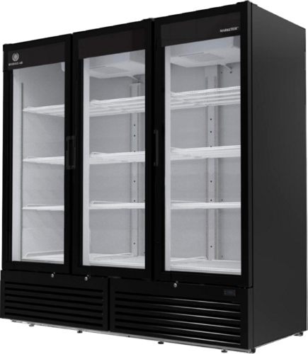 Beverage-Air MT72-1B Marketeer™ 66.3 Cu. Ft. Three-Section Refrigerated Merchandiser