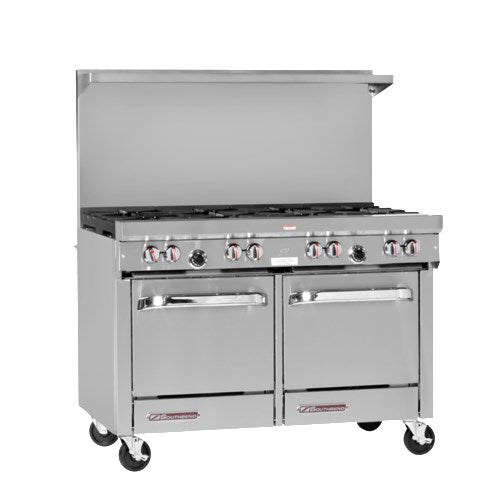 Southbend  S48EE Range, 48", 8 Open Burners with  (2) standard oven