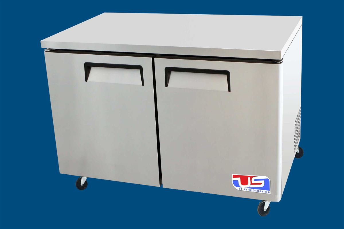 US Refrigeration Equipment USUV-60 Under Counter Flat Top Refrigerator – 18 Cu. Ft.