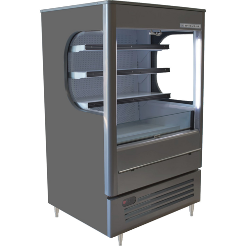 Beverage Air VMHC-7-1-G 36" Vuemax Gray Open-Air Refrigerated Merchandiser