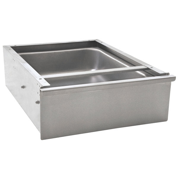 Eagle Group 502947 - Cajón, cajón cerrado para mesa de trabajo de acero inoxidable de 20" x 15" x 5" - Guías NSF