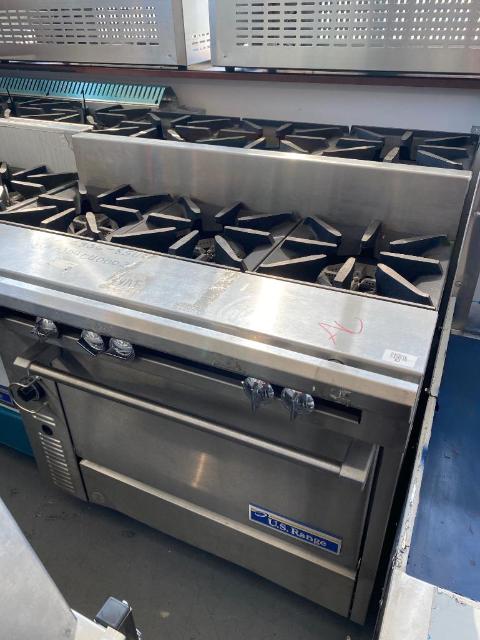 U.S. Range C836-6SU Cuisine Series – 36" Heavy-Duty Gas Range