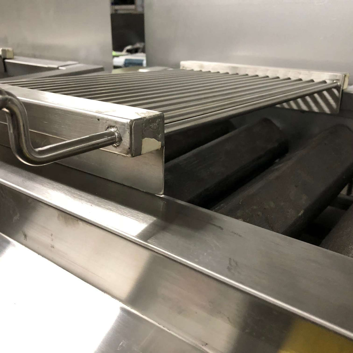 Portable Grill Top 12" x 27" Stainless Steel Heavy Duty Add on 2 Burner Charbbroiler