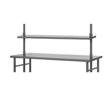 Eagle Group TM84PRS - Estante superior para estante para ollas de 12"x7", montaje en mesa, plataforma única, acero inoxidable