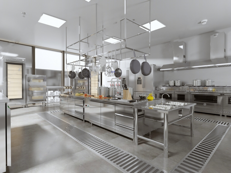 Restaurant commercial kitchen design idea