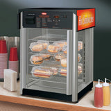 Hatco - Model FDWD-1 Dual Service Countertop Heated Display Case - (4) Shelves, 120v