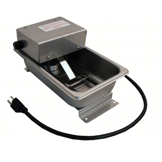 Continental Enterprises Universal 1/3 Evaporator Tray – 120V, 600W for Commercial Refrigerators & Freezers
