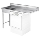 Eagle Group UDT-5R-14/3 Spec-Master® Soiled Dishtable – 60" Undercounter, Right-Side Dishwasher