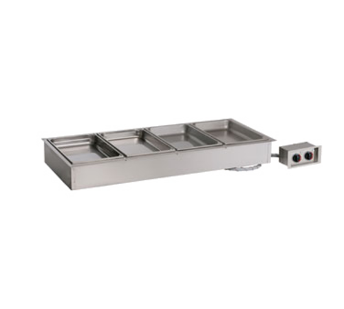 Alto-Shaam 400-HW/D4 Halo Heat® 4-Well Drop-In Hot Food Well Unit - 120V/208-240V