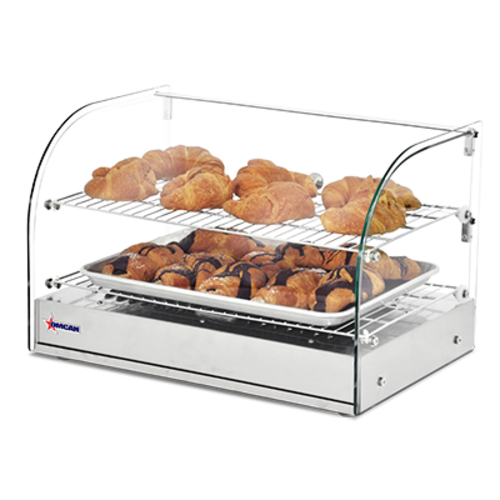 Omcan USA 41870 22-Inch Countertop Heated Food Display Case