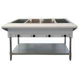 Omcan USA 46647  Electric Open Well Steam Table, 58"W