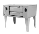 Empero EMP.BP-D-91.5 Bakers Perfect Gas Single Deck Pizza Oven – 9-Pizza Capacity, 58,000 BTU