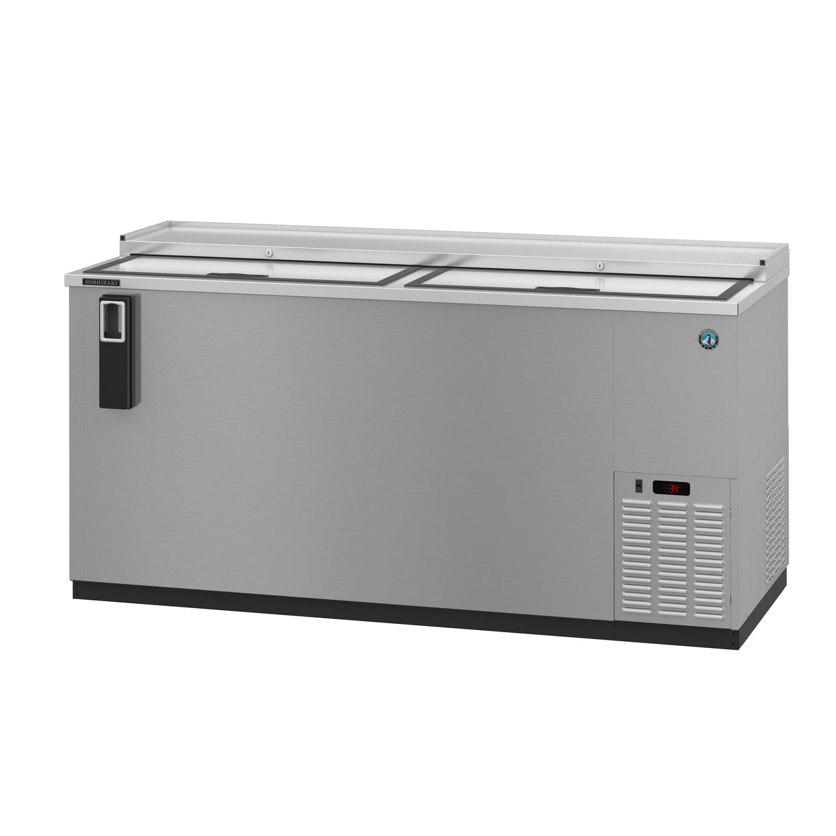 Hoshizaki CC65 65-1/2" Two-Section Commercial Bottle Cooler – 19.6 Cu. Ft., 890-Can Capacity
