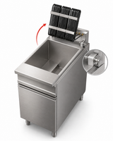 Empero 50 lb and 80 lb Commercial Electric Fryers – 208V, 3 Phase (EMP.PLS.7FE020-USA / EMP.PLS.7FE030-USA)