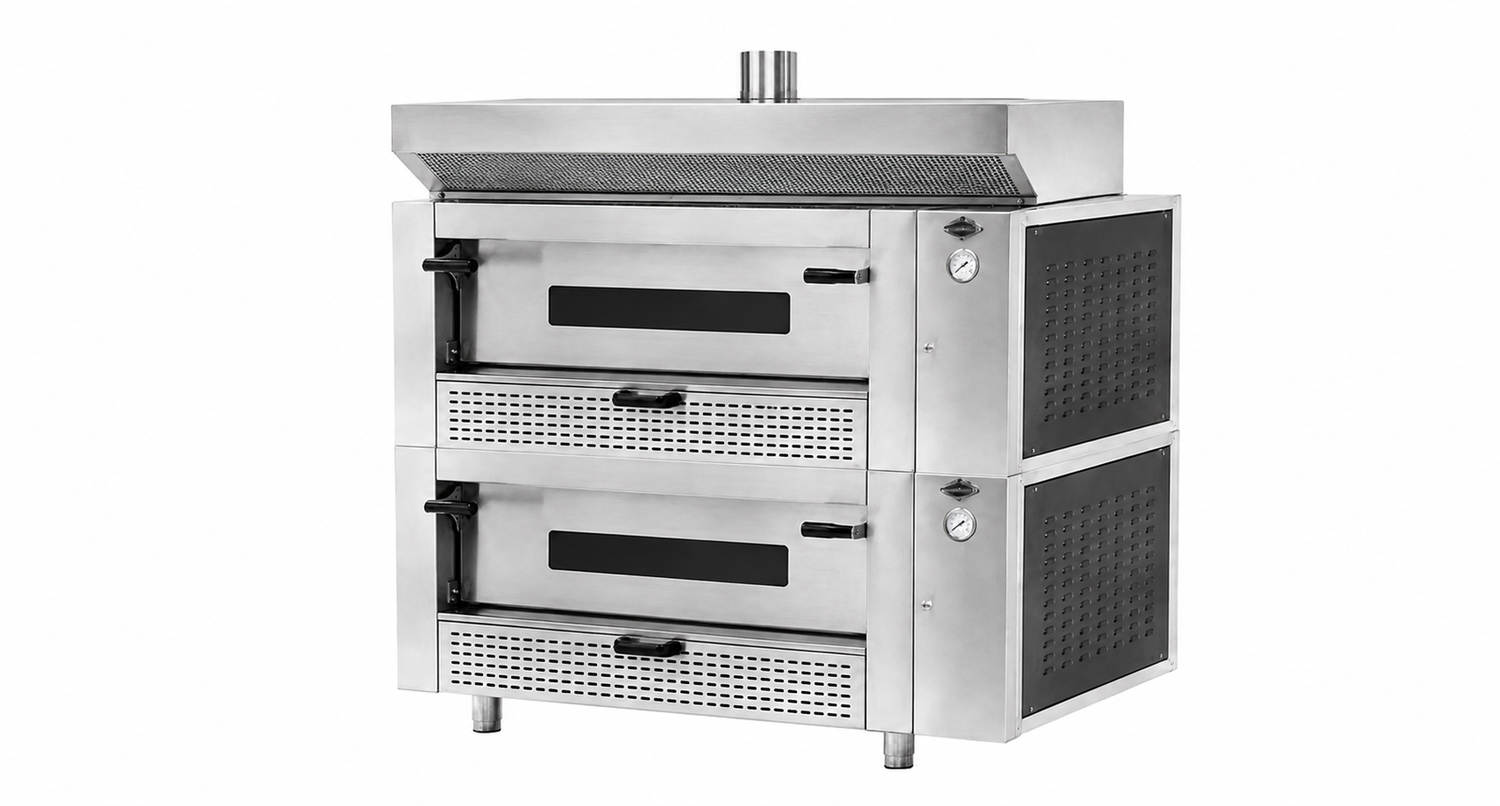 Empero Gas Pizza Oven – Single-Deck or Double-Deck Options