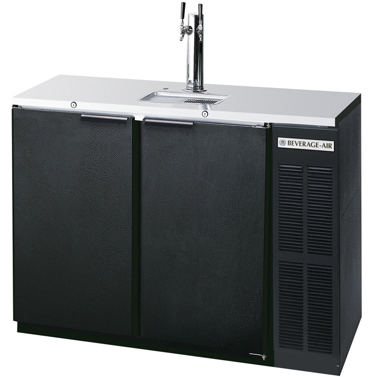 Beverage Air DD48Y-1-B 48" Two-Keg Draft Beer Cooler