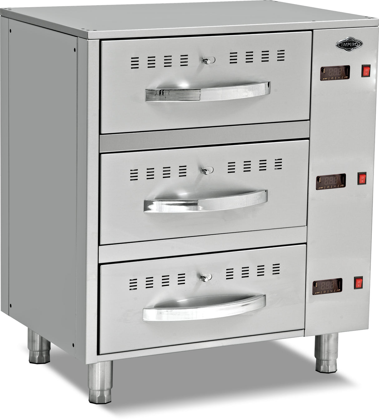 Empero Commercial Heated Drawer Unit – One, Two or Three-Drawer Options