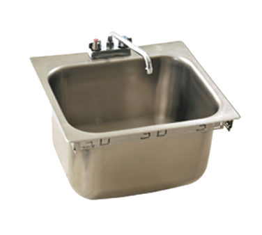 Eagle Group - Model SR19-16-13.5-1 - 20 Inch One Compartment Self-Rimming Drop-In Sink Stainless Steel with Fixture