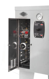 Empero EMP.BP-D-125 Bakers Perfect Heavy-Duty Single-Deck Gas Pizza Oven – 12-Pizza Capacity, 64,830 BTU