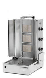 Empero 3, 4 and 5 Burner Gas Shawarma Machines with Bottom Motor (EMP.DN.150-USA / EMP.DN.151-USA / EMP.DN.152-USA)