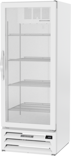 Beverage Air MMF12HC-1-W 12 Cu. Ft. One-Door Glass Merchandiser Freezer