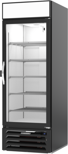 Beverage Air MMR23HC-1-B-IQ 23 Cu. Ft. One-Door Refrigerated Merchandiser