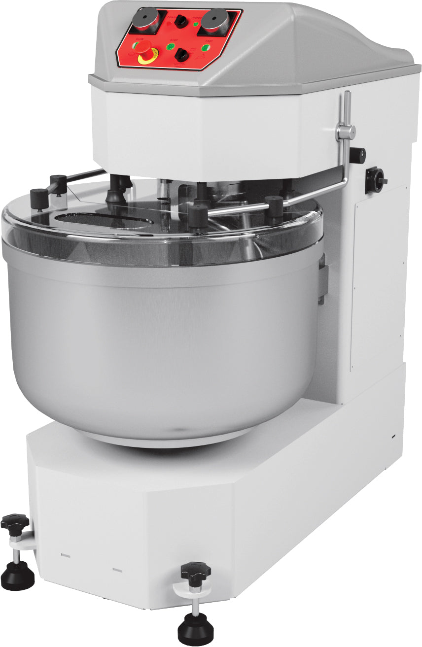 Empero SH.08-USA Heavy-Duty Double-Speed Spiral Dough Mixer – 130 Liter, 208V, 3 Phase