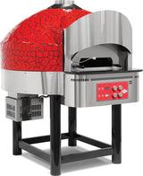 Empero EMP.SPO.03-USA Gas Fixed Base Commercial Pizza Oven - 9-Pizza Capacity