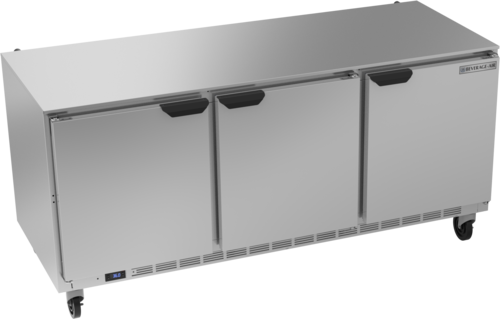Beverage Air UCR72AHC 72" Three-Door Undercounter Refrigerator