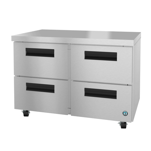 Hoshizaki Steelheart UR48B-D4 48" Two-Section Undercounter Refrigerator with 4 Drawers