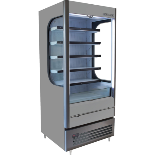 Beverage Air VMHC-12-1-G 35" Vuemax Gray Open-Air Refrigerated Merchandiser