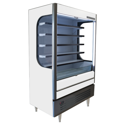 Beverage Air VMHC-18-1-W 52" Vuemax White Open-Air Refrigerated Merchandiser
