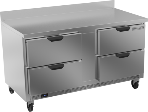 Beverage Air WTRD60AHC-4 60" Four-Drawer Worktop Refrigerator