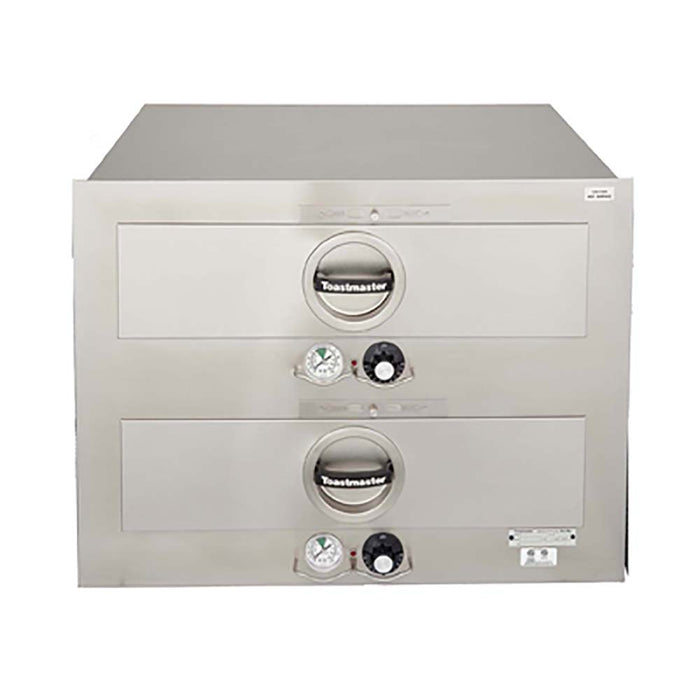 Toastmaster 3B84AT09 - Warming Drawer, Built-In, (2) Drawers, Thermostatic Controls, Fully Insulated, 7 dz Rolls/Drawer -  900 kW, 120 V/60 Hz/1 ph