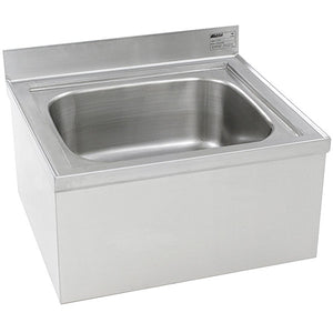 Eagle Group F1916 - 20" x 16" x 8" Mop Sink, Floor Mounted, Stainless Steel