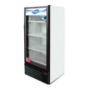 Fogel USA DECK-10-HC, 25.6" Refrigerated Merchandiser, One Section, Glass Door, Reach-in, 12 cu. ft. Capacity