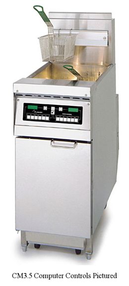 Frymaster PH155SC - 50 lb. Gas Fryer, Floor Model, NG - 80,000 BTU